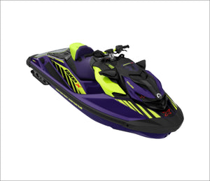Stickers set for Sea-doo Rxp X 300 Purple model 2021-Yellow Neon Graphic decals kit