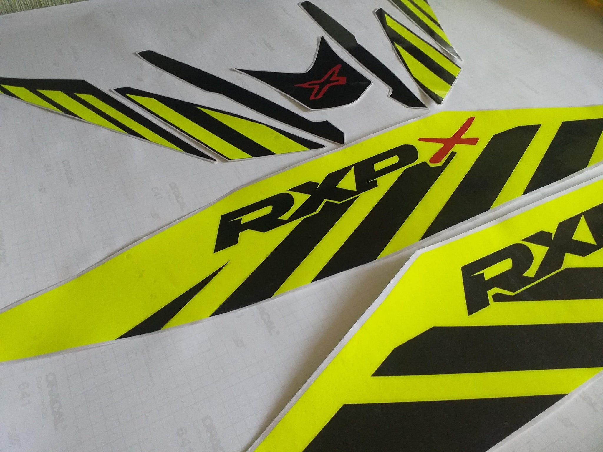 Stickers set for Sea-doo Rxp X 300 Purple model 2021-Yellow Neon Graph ...